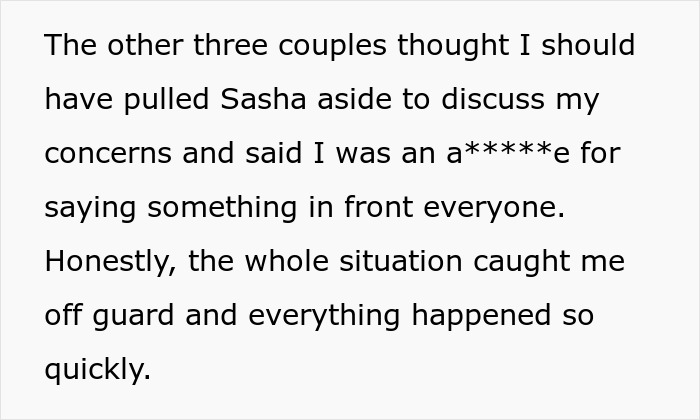 Text excerpt showing a dramatic pregnancy reveal that turns into total humiliation during a tense group discussion. Text excerpt showing a dramatic pregnancy reveal that turns into total humiliation during a tense group discussion.