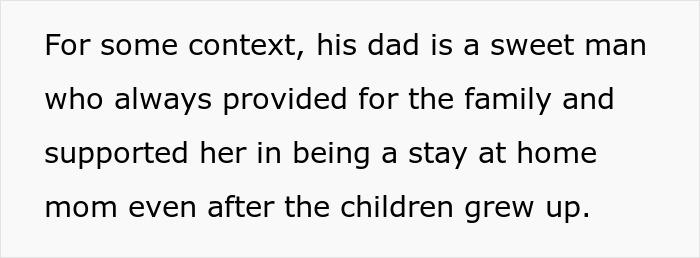 Text discussing a woman's feelings about her boyfriend being affectionate with his mom and if she is overthinking.