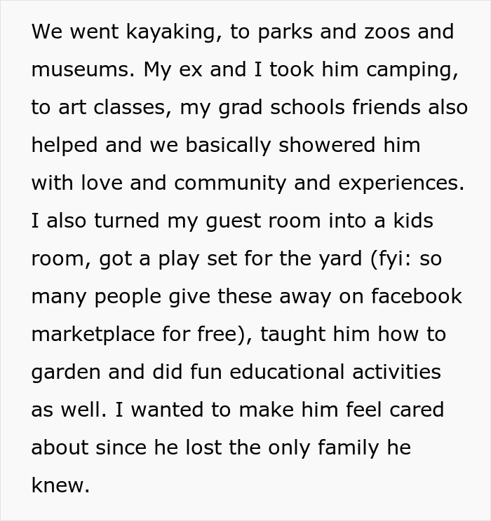 Paragraph about single mom abandoning toddler, focusing on community, love, and activities to restart life and support growth.