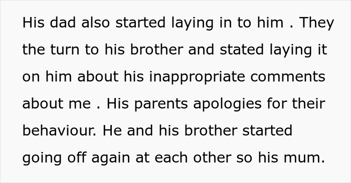 Man jokes about trading wife for younger woman while twin brother offers to date her instead in a family dispute.