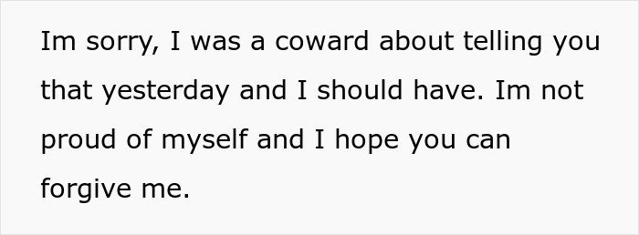 Apology message on a found another woman Valentine card expressing regret and asking for forgiveness.