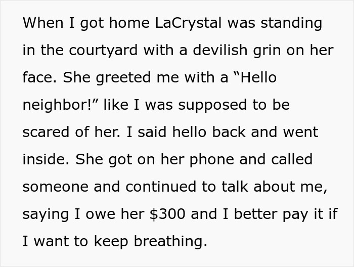 Man tows entitled neighbor&rsquo;s car for blocking his, she shamelessly demands $300 payment with a threatening attitude.