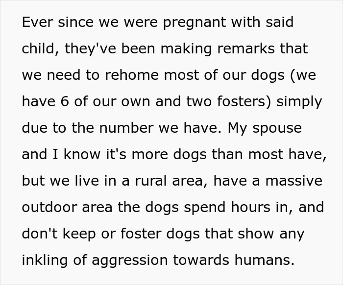 Person loses sleep worried about potential CPS call as spouse's parents disapprove of having many dogs in the house