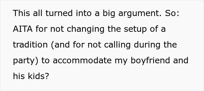 Woman Refuses To Alter Her Long-Standing Party Tradition For Her BF And His Kids, He Turns Vicious