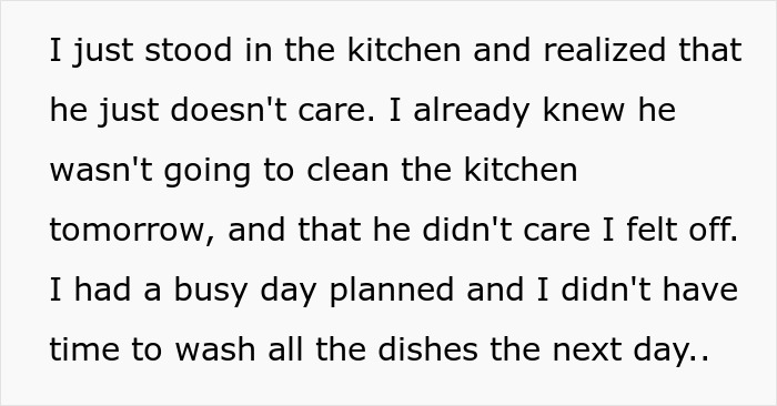 Man stepping over passed out wife and going to bed, showing indifference and emotional detachment.