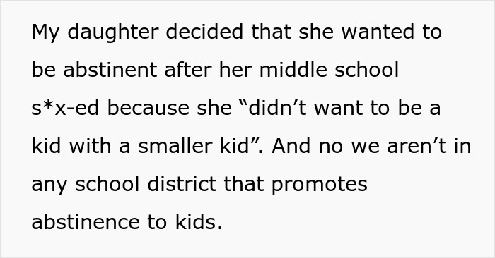 Text excerpt about a daughter&rsquo;s decision on abstinence and her secretive boyfriend prompts mom to consider hiring a PI.
