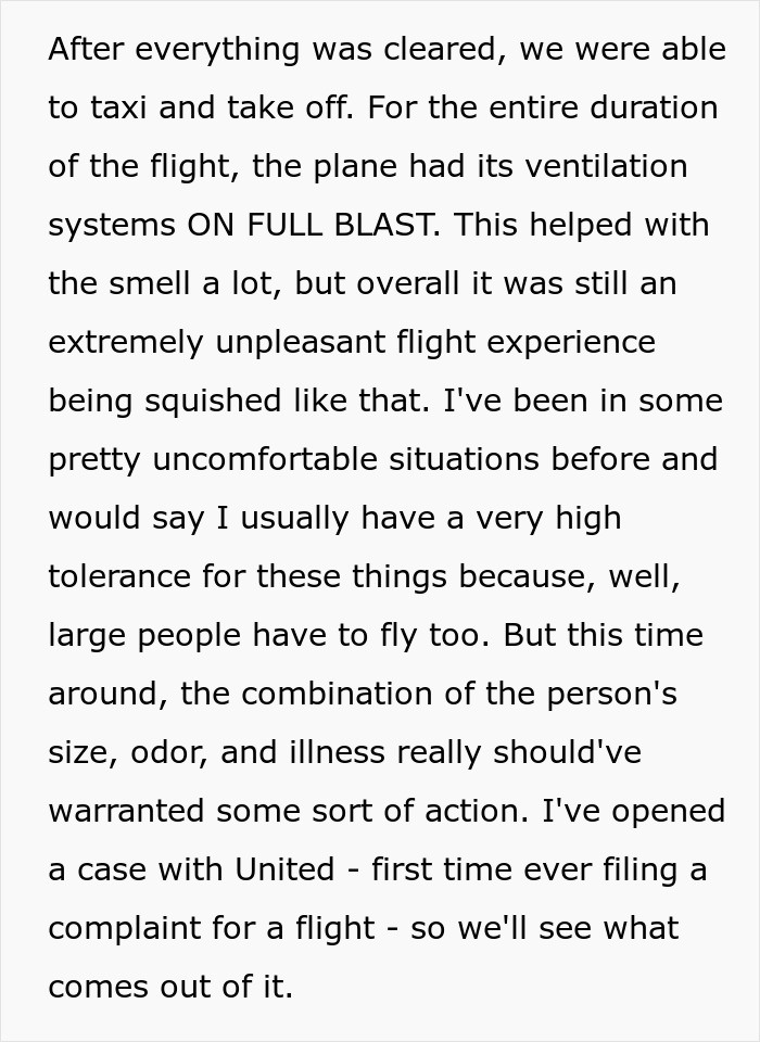 Passenger describes nightmare flight experience after seatmate soils himself before takeoff, causing odor and discomfort onboard. Passenger describes nightmare flight experience after seatmate soils himself before takeoff, causing odor and discomfort onboard.