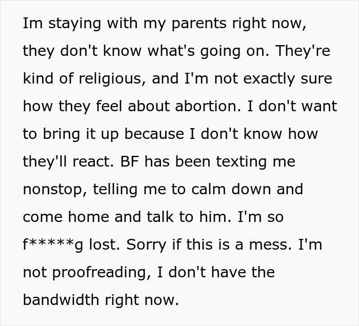 Text message expressing confusion and distress about boyfriend tampering with birth control and pregnancy discovery. Text message expressing confusion and distress about boyfriend tampering with birth control and pregnancy discovery.