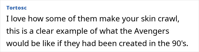 Comment text highlighting how the Avengers would look if recreated as a 90s Hollywood movie with AI recasting going viral. Comment text highlighting how the Avengers would look if recreated as a 90s Hollywood movie with AI recasting going viral.