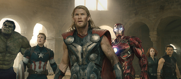 The Avengers characters in superhero costumes in a stone hall, AI recast as a 90s Hollywood movie scene. The Avengers characters in superhero costumes in a stone hall, AI recast as a 90s Hollywood movie scene.