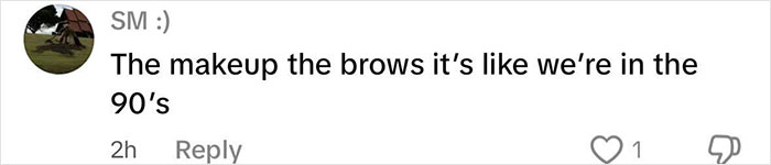 Screenshot of a social media comment criticizing the makeup and brows of the newly crowned Miss America. Screenshot of a social media comment criticizing the makeup and brows of the newly crowned Miss America.