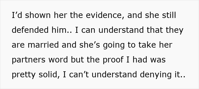 Text showing a woman expressing frustration after her suspicions of privacy violation were dismissed by a long-term friend.