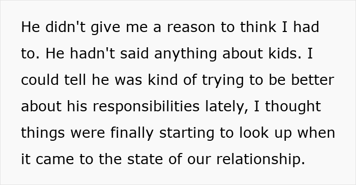 Text excerpt showing a girlfriend reflecting on her boyfriend tampering with birth control and their relationship challenges. Text excerpt showing a girlfriend reflecting on her boyfriend tampering with birth control and their relationship challenges.