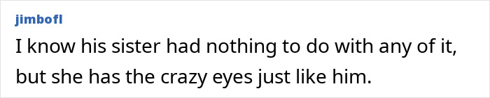 Comment mentioning family resemblance amid discussions related to Bryan Kohberger Idaho crimes investigation.