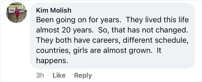 Comment from Kim Molish discussing the clues that signaled Nicole Kidman and Keith Urban were going to split.