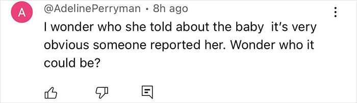 Comment on social media questioning who reported the cheerleader after stuffing a newborn in a closet case.
