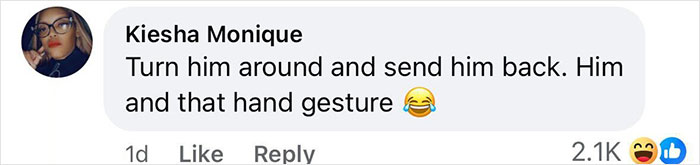 Comment from Kiesha Monique reacting to Simon Cowell's viral clip after a bike accident raising fan worry.