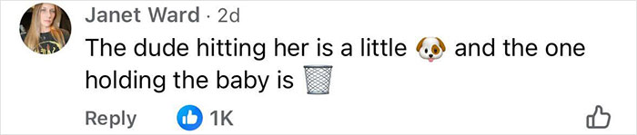 Screenshot of a social media comment discussing an angry mob ambushing a Walmart employee in a viral video.