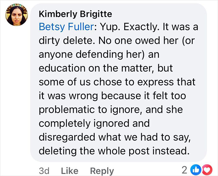 Screenshot of a social media comment discussing concerns linked to Brooklyn midwife&rsquo;s dice game club safety.