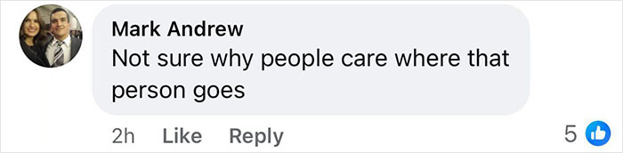 Facebook comment by Mark Andrew questioning why people care about Tyler Robinson's trans partner disappearance. Facebook comment by Mark Andrew questioning why people care about Tyler Robinson's trans partner disappearance.