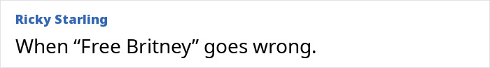 Comment about Britney Spears’ inner circle being terrified as behavior grows darker, referencing a dog poop incident. Comment about Britney Spears’ inner circle being terrified as behavior grows darker, referencing a dog poop incident.