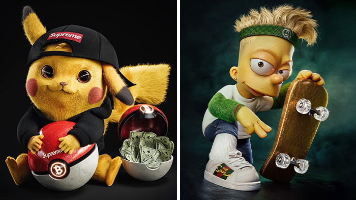 3D Artist Gives Classic Cartoons A Luxurious, Slightly Dark Makeover