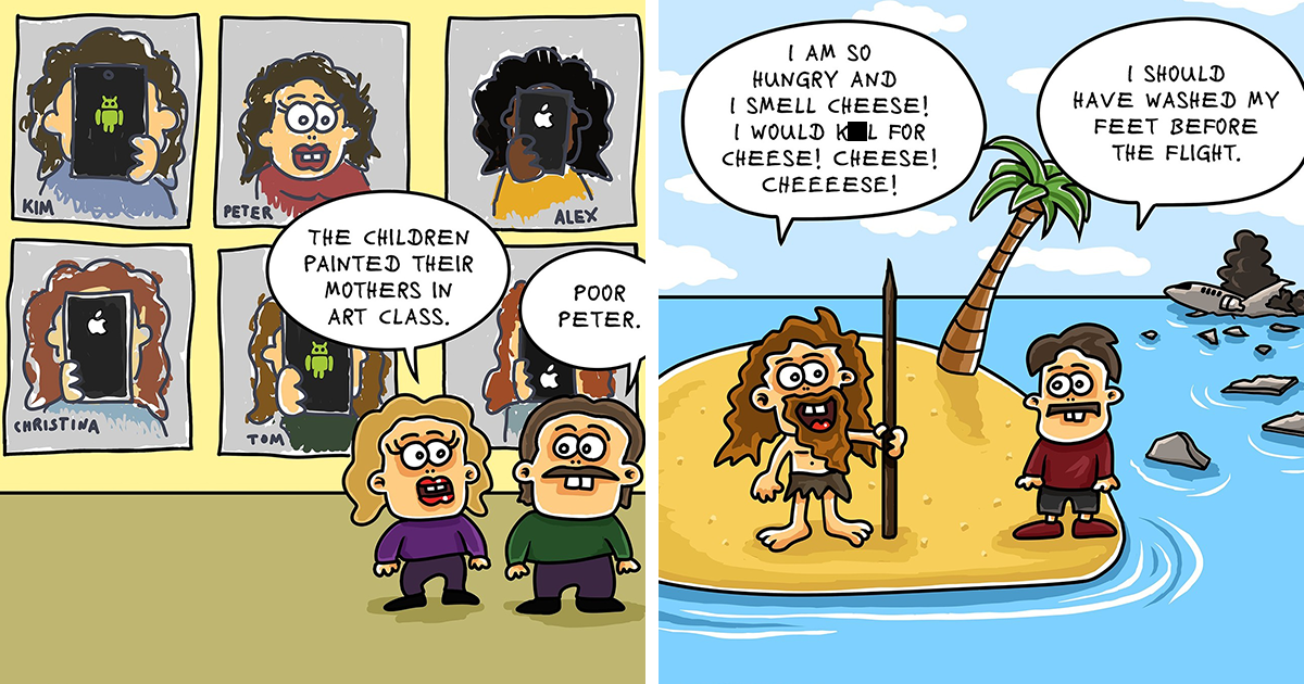 26 Bizarre And Funny One-Panel Comics That Might Tickle Your Brain