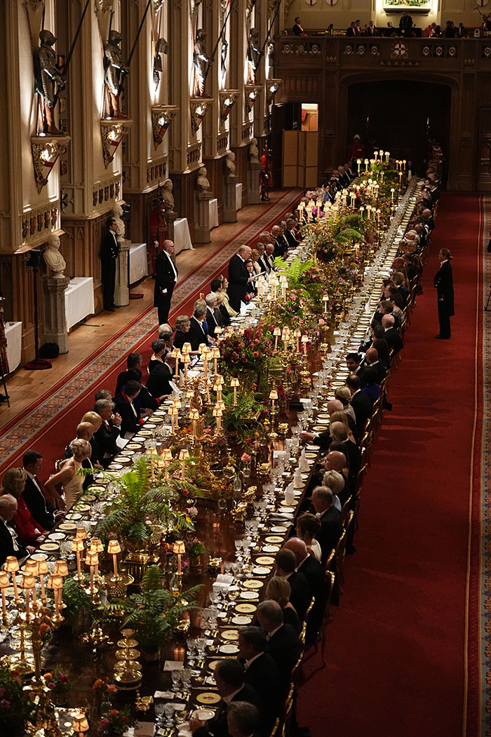 State banquet with Kate Middleton seated beside an unexpected Trump relative, highlighting a notable social seating arrangement. State banquet with Kate Middleton seated beside an unexpected Trump relative, highlighting a notable social seating arrangement.