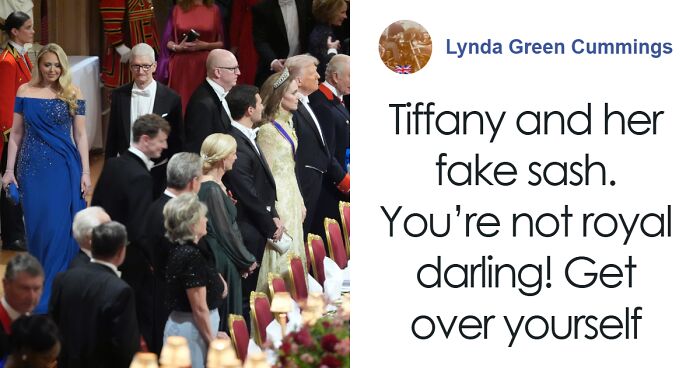 Netizens Fascinated By Trump Family’s Outfit Choices At Banquet With British Royal Family