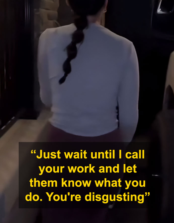 Woman with braided hair in a white top confronting someone at night related to new bride's side piece cheating scandal. Woman with braided hair in a white top confronting someone at night related to new bride's side piece cheating scandal.