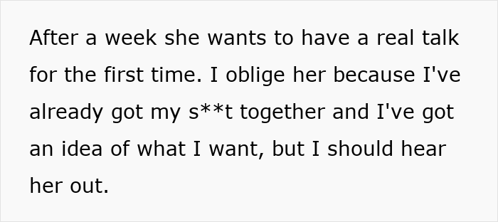 Text excerpt about a husband finding out his wife is cheating, outsmarting her with pro revenge and moving on confidently.