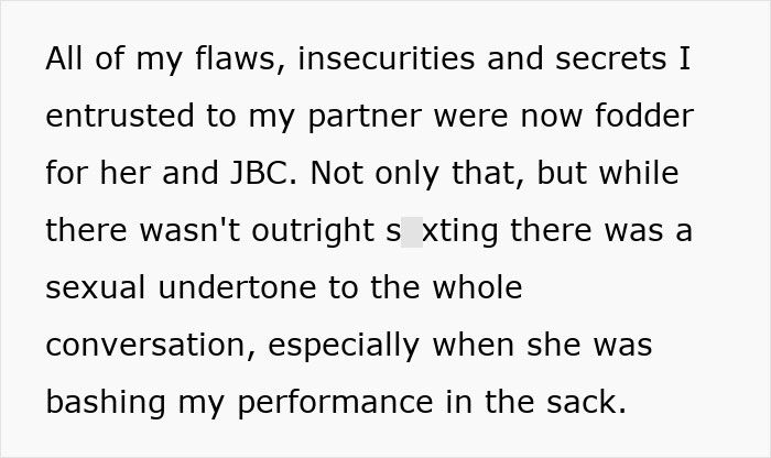 Text excerpt describing a husband&rsquo;s feelings on his wife cheating and his pro revenge plan to outsmart her.