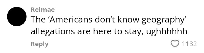 Screenshot of a social media comment discussing confused tourists who boarded a flight to Africa instead of France.