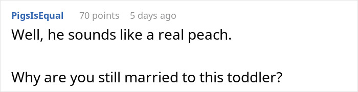 Screenshot of an online comment discussing a man refusing to get out of the car to check a restaurant&rsquo;s menu.