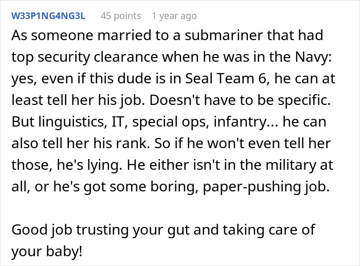 Comment about woman&rsquo;s boyfriend acting secretive and mysterious, with mom planning to hire a PI to investigate.