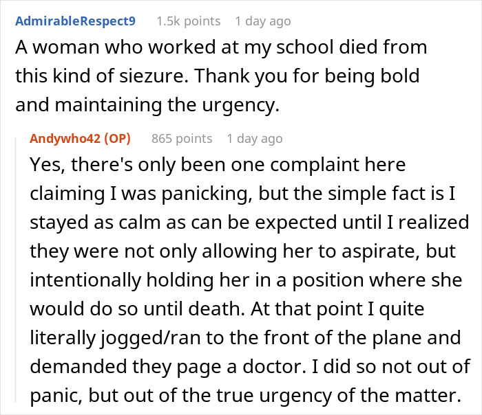 Reddit discussion about Korean Airlines passenger&rsquo;s medical crisis and crew accused of ignoring basic emergency protocols.