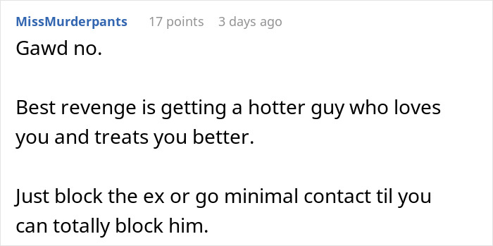 Comment on a breakup after a long relationship involving an argument about cheese and advice on moving on.