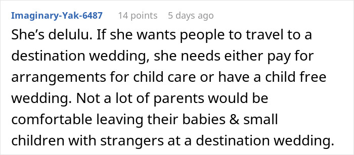 Text message discussing bride risking friendship by banning BFF from bringing her baby to a wedding while others can. Text message discussing bride risking friendship by banning BFF from bringing her baby to a wedding while others can.