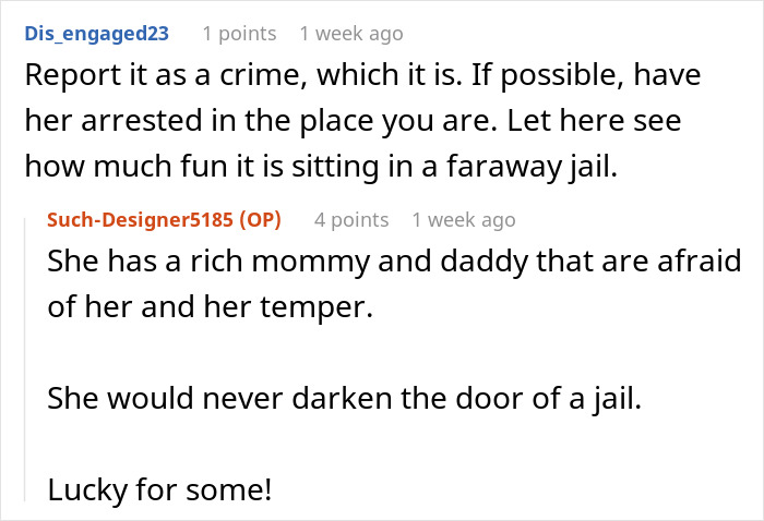 Alt text: Online comments discussing woman ending 15-year friendship after purse fiasco with emotional reactions.