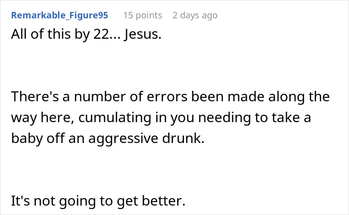 Text excerpt discussing a mom banning her husband from the nursery due to his aggressive behavior and planning an exit. Text excerpt discussing a mom banning her husband from the nursery due to his aggressive behavior and planning an exit.