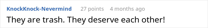 Screenshot of an online comment expressing strong negative feelings after a woman's world crumbles due to husband's dark secret.