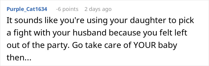 Screenshot of a Reddit comment discussing a mom addressing her husband’s behavior in the nursery and planning an exit strategy. Screenshot of a Reddit comment discussing a mom addressing her husband’s behavior in the nursery and planning an exit strategy.