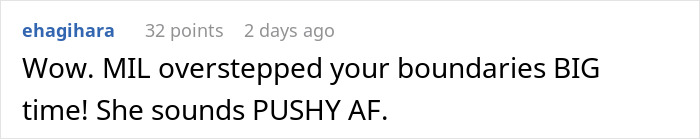 Comment on social media about a woman showing up unannounced at ex-DIL’s doorstep and calling the cops. Comment on social media about a woman showing up unannounced at ex-DIL’s doorstep and calling the cops.