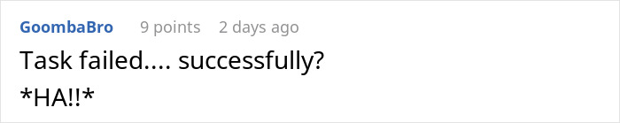 Reddit comment humorously reacting to a group project fail involving lazy teammates and the smart one not doing everything.