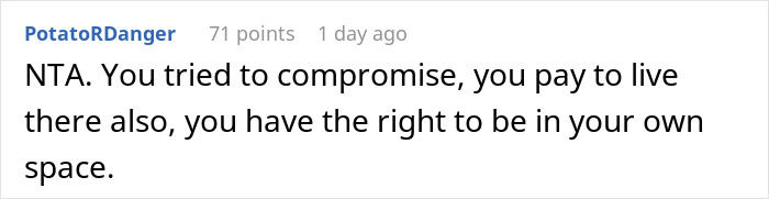 Screenshot of an online forum comment discussing a student kicked out to maintain appearances for roommate's Muslim mom. Screenshot of an online forum comment discussing a student kicked out to maintain appearances for roommate's Muslim mom.