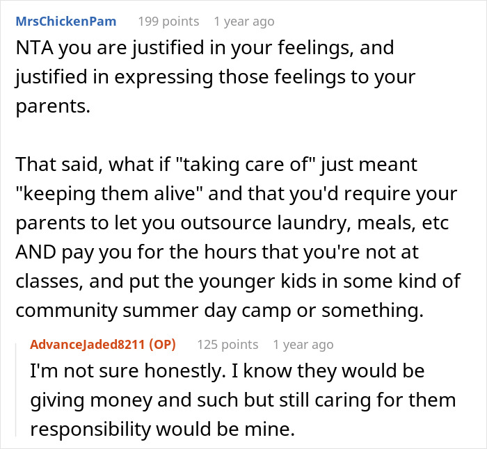 Parents and siblings in Austria discussing babysitting responsibilities and boundaries in family care situations. Parents and siblings in Austria discussing babysitting responsibilities and boundaries in family care situations.