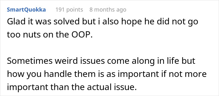 User comment about handling weird issues in life, related to guy convinced of taking art class with girlfriend who has no memory.