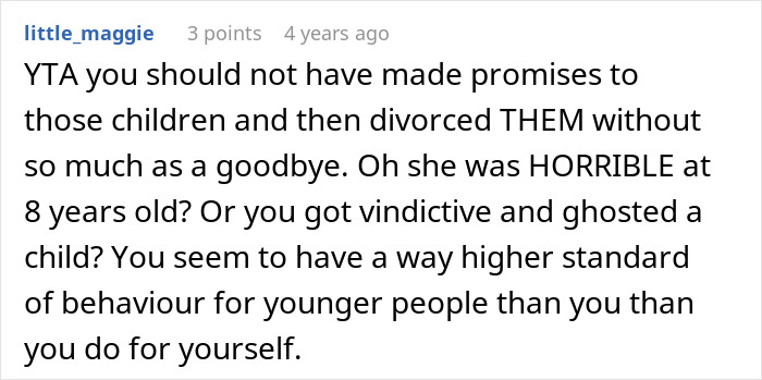 Screenshot of an online comment discussing a woman accused of abandoning her husband's kids amidst a toxic marriage. Screenshot of an online comment discussing a woman accused of abandoning her husband's kids amidst a toxic marriage.