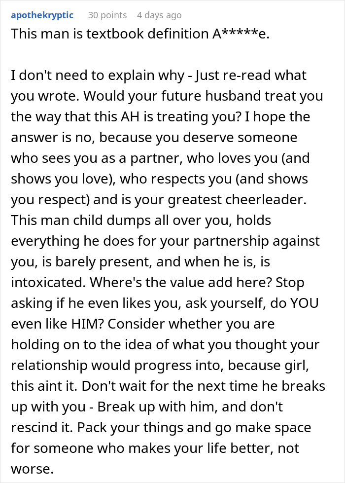 Red flags revealed as man starts earning more than girlfriend a year into the relationship, highlighting relationship issues.
