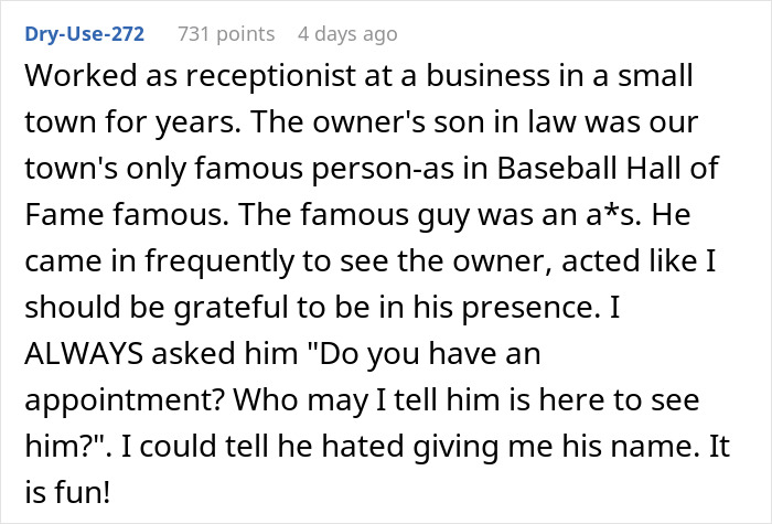 Screenshot of a Reddit post sharing a story about a man crushing his former bully&rsquo;s ego at a class reunion 25 years later.